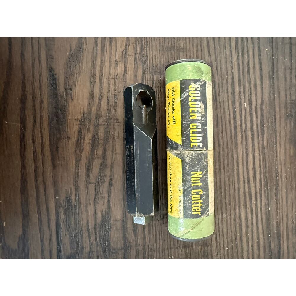 Vintage Gabriel Co. Golden Glide Nut Cutter Metal Bolt/Nut Cut Tool